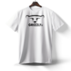 White Grizzly Minimal T-Shirt with large Grizzly logo on the front.